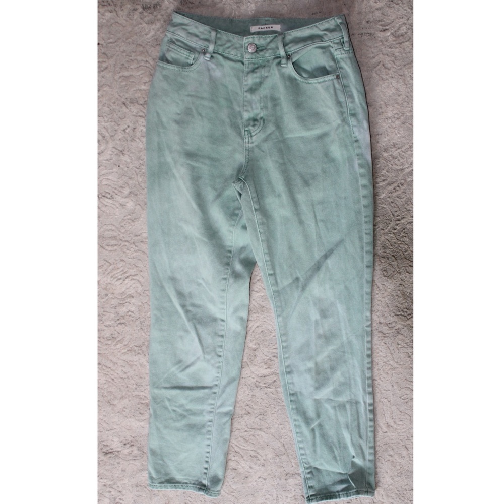 Pacsun Lime Green Mom Jeans